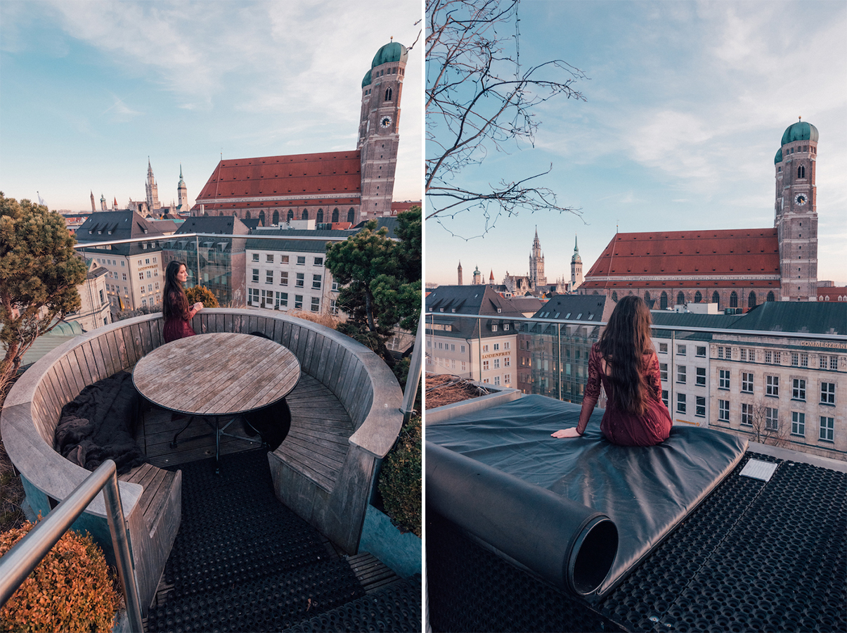 Bayerischer rooftop view