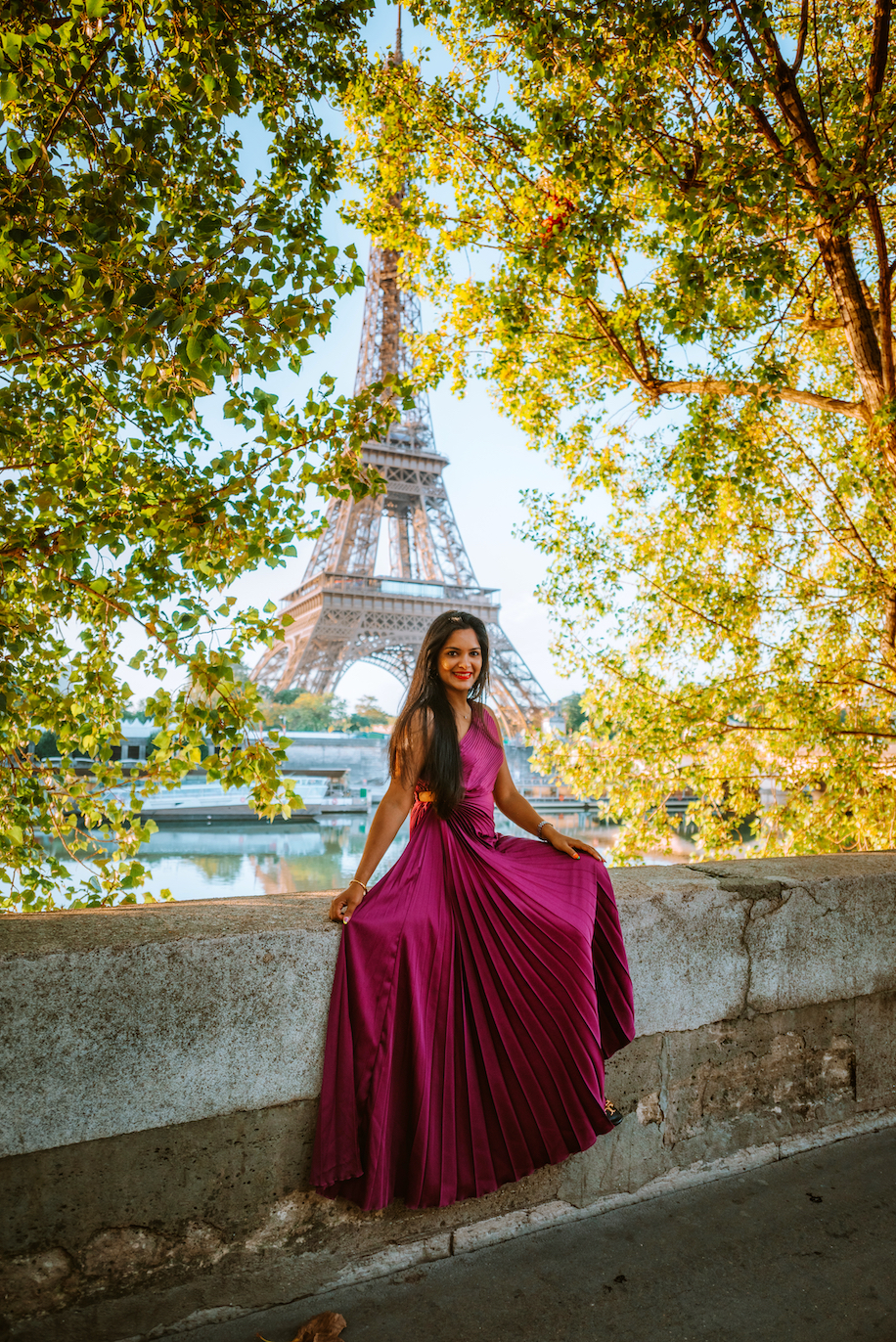 Photoshoot Woman Eiffel Tower Paris