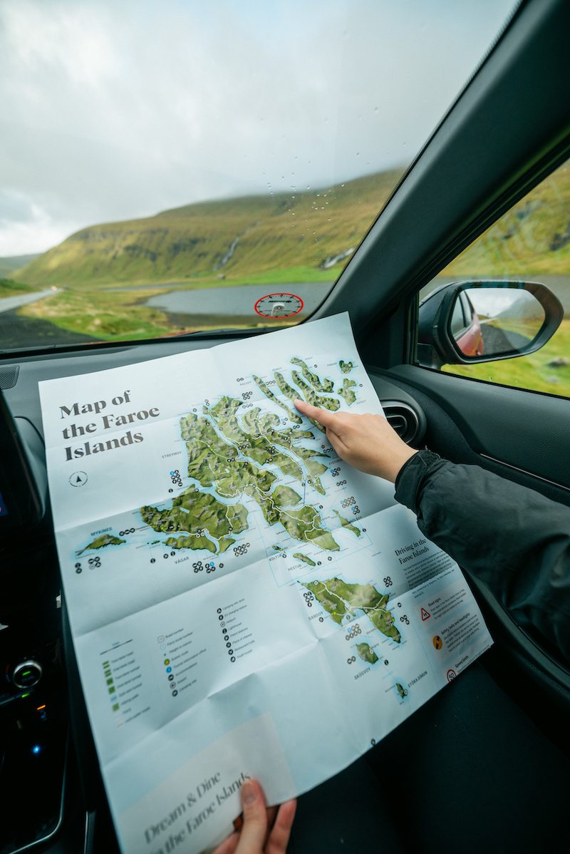 Map Faroe Islands